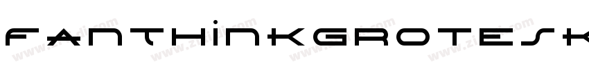 FanThinkGrotesk Text字体转换